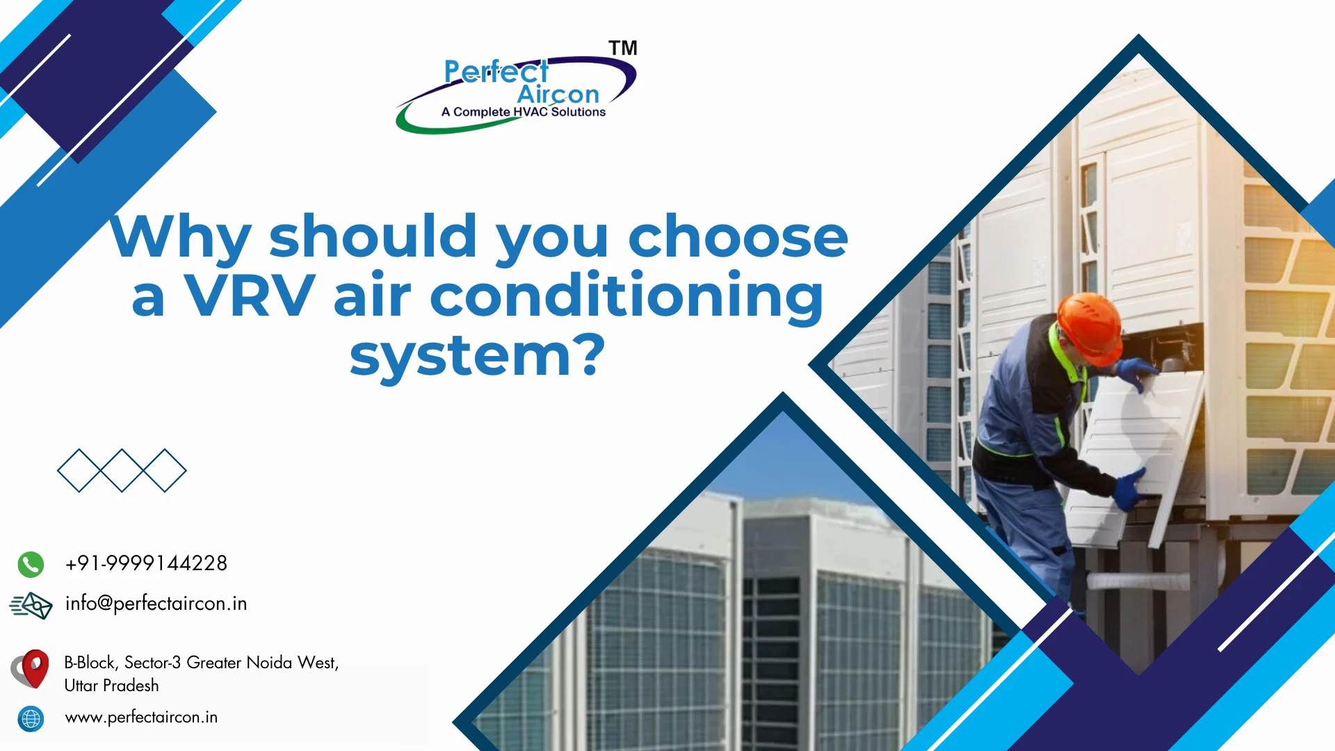 You are currently viewing Why should you choose a VRV air conditioning system?