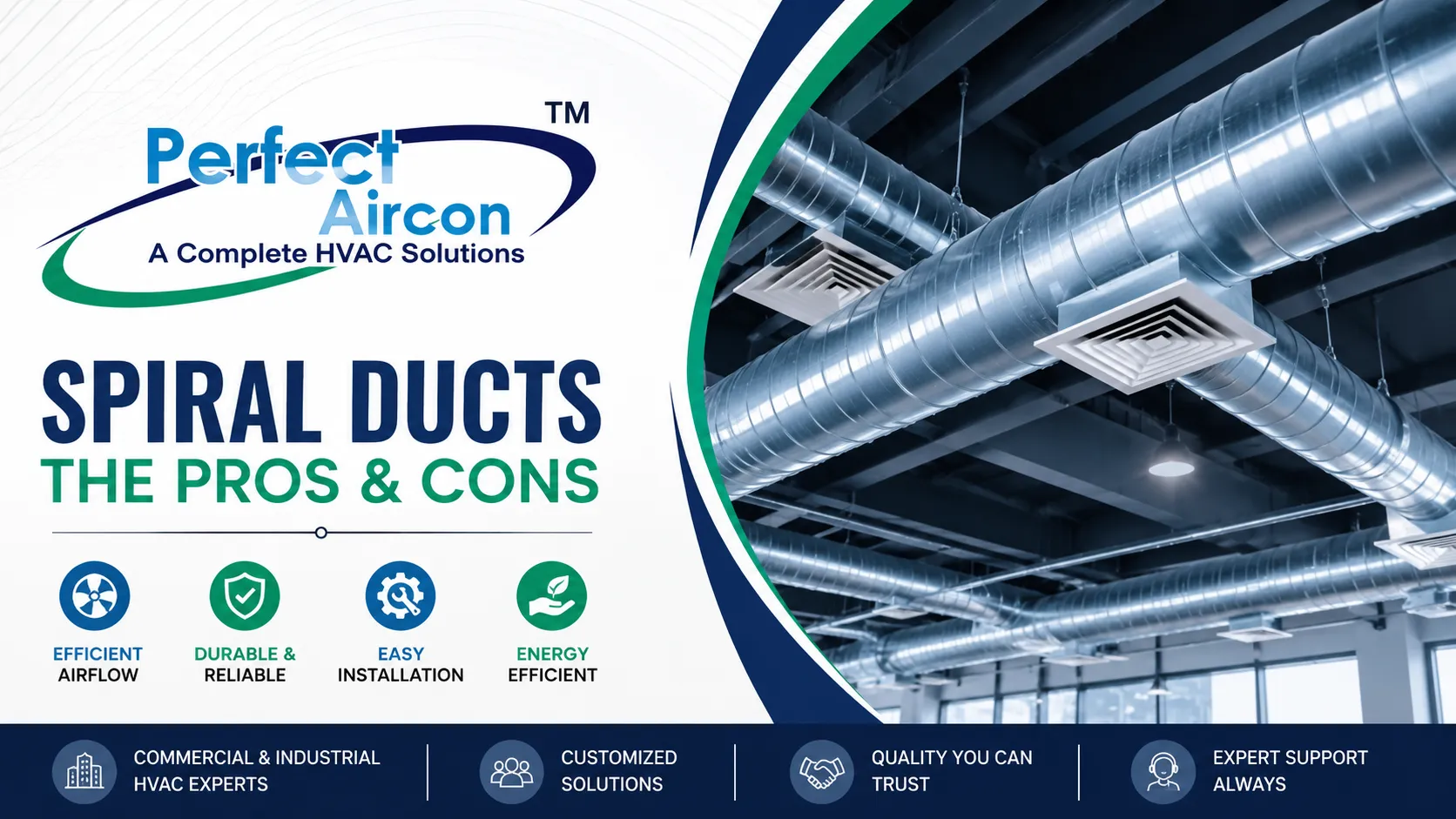 You are currently viewing What Are Spiral Ducts? The Pros & Cons